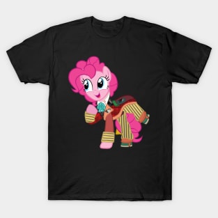 Pinkie Pie as the 6th Doctor T-Shirt